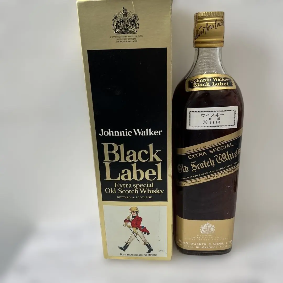2026年最新】ジョニーウォーカー ブラックラベル 白紋章 金キャップの