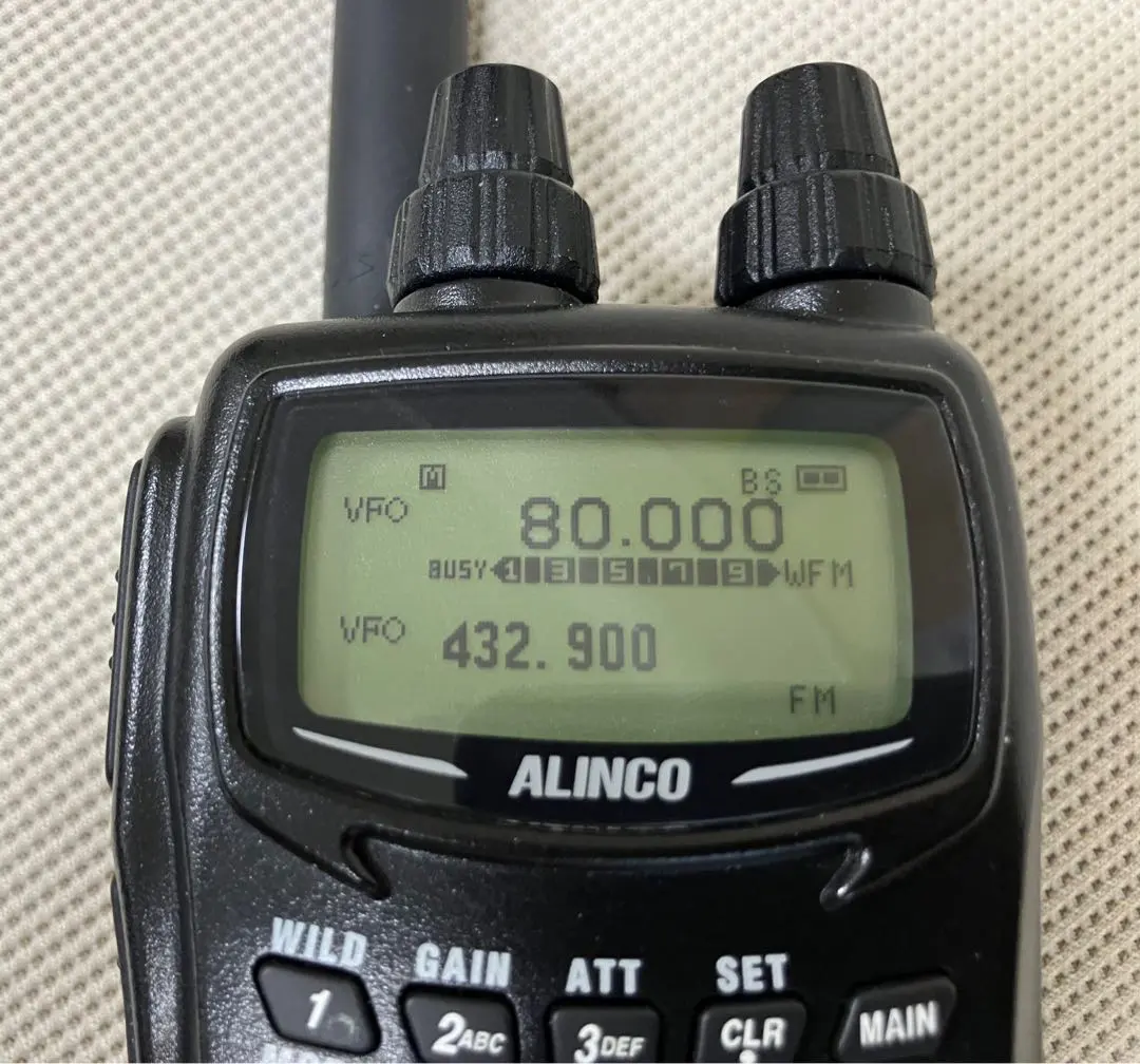 ALINCO 受信機 DJ-X11 動作品。 メーカーにてX11Aへの改造済品