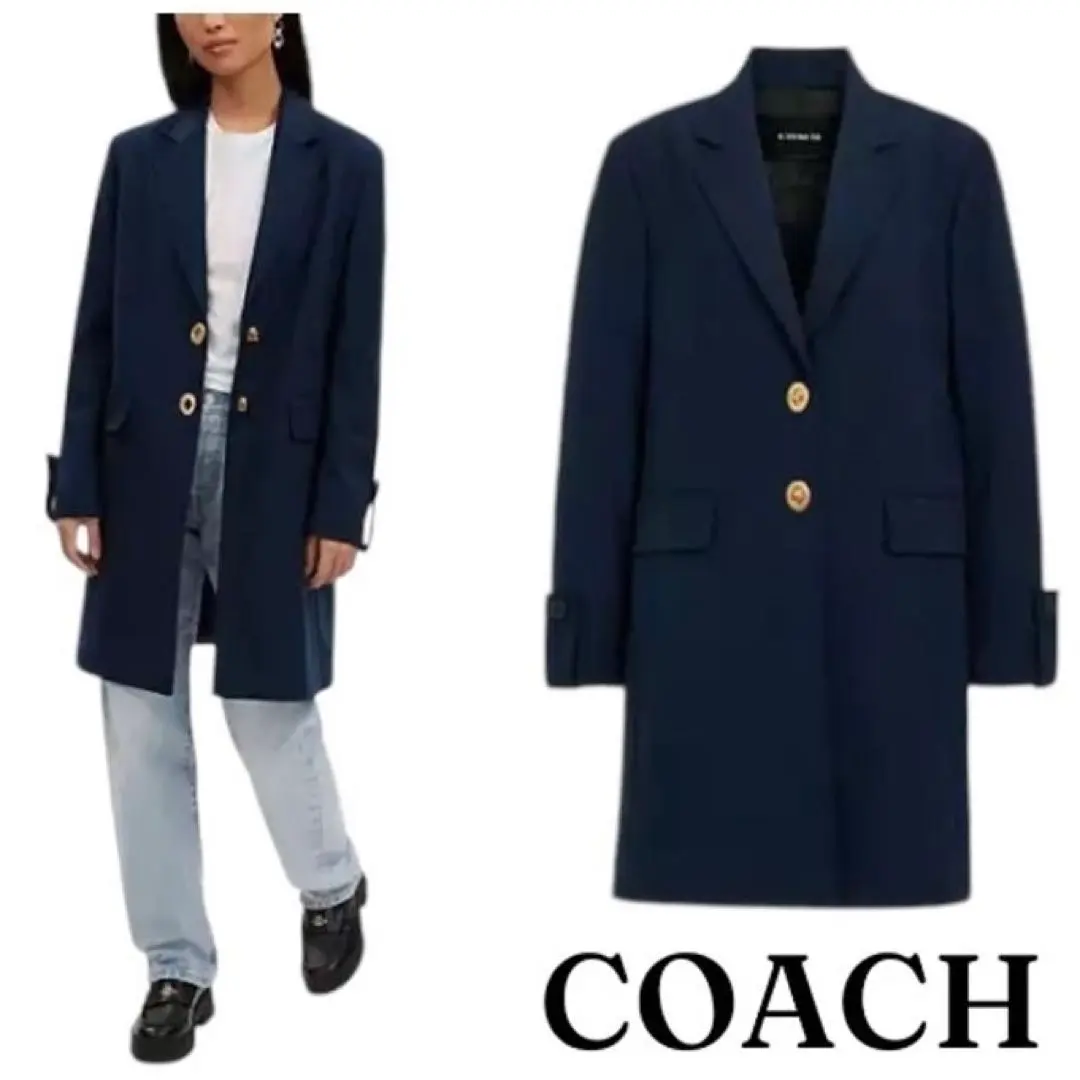 2026年最新】COACH チェスターコートの人気アイテム - メルカリ