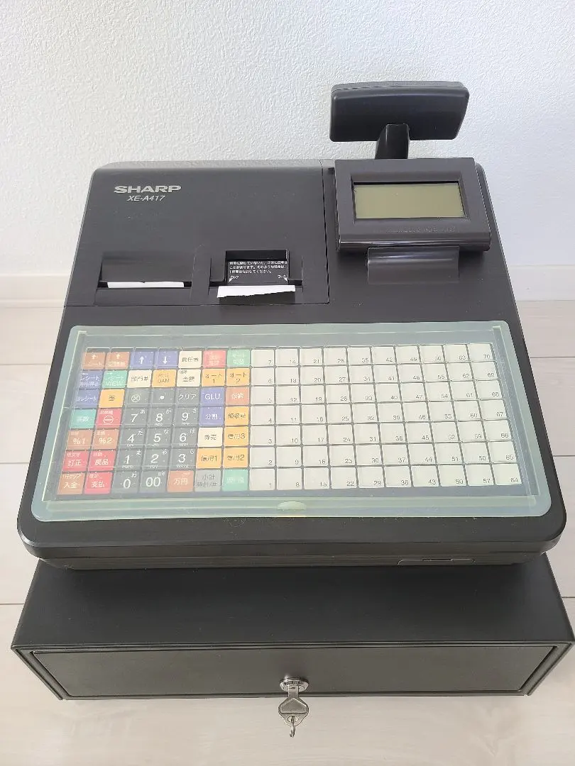 ほぼ新品 SHARP XE-A417-B ブラック レジスター