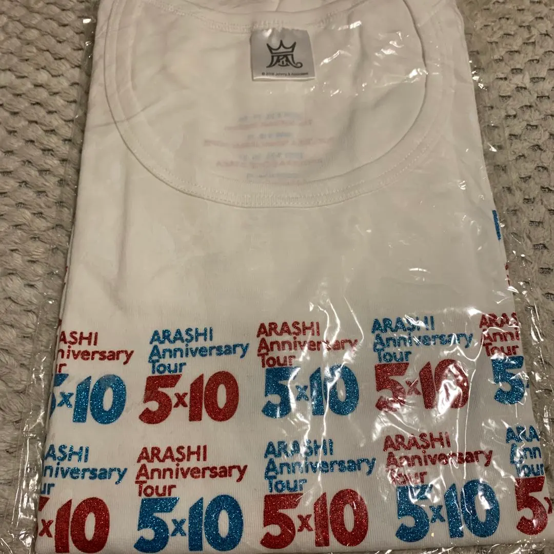 2026年最新】嵐 5×10 Tシャツの人気アイテム - メルカリ