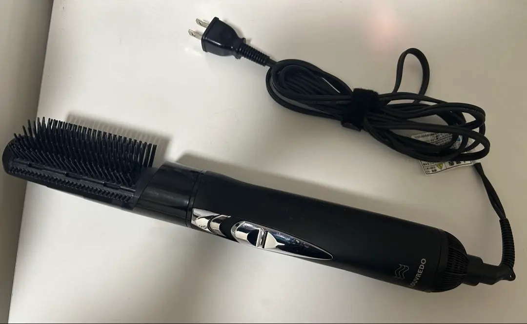 STYLER コスメ・美容 LOUVREDO ブラシヘアアイロン ブラック
