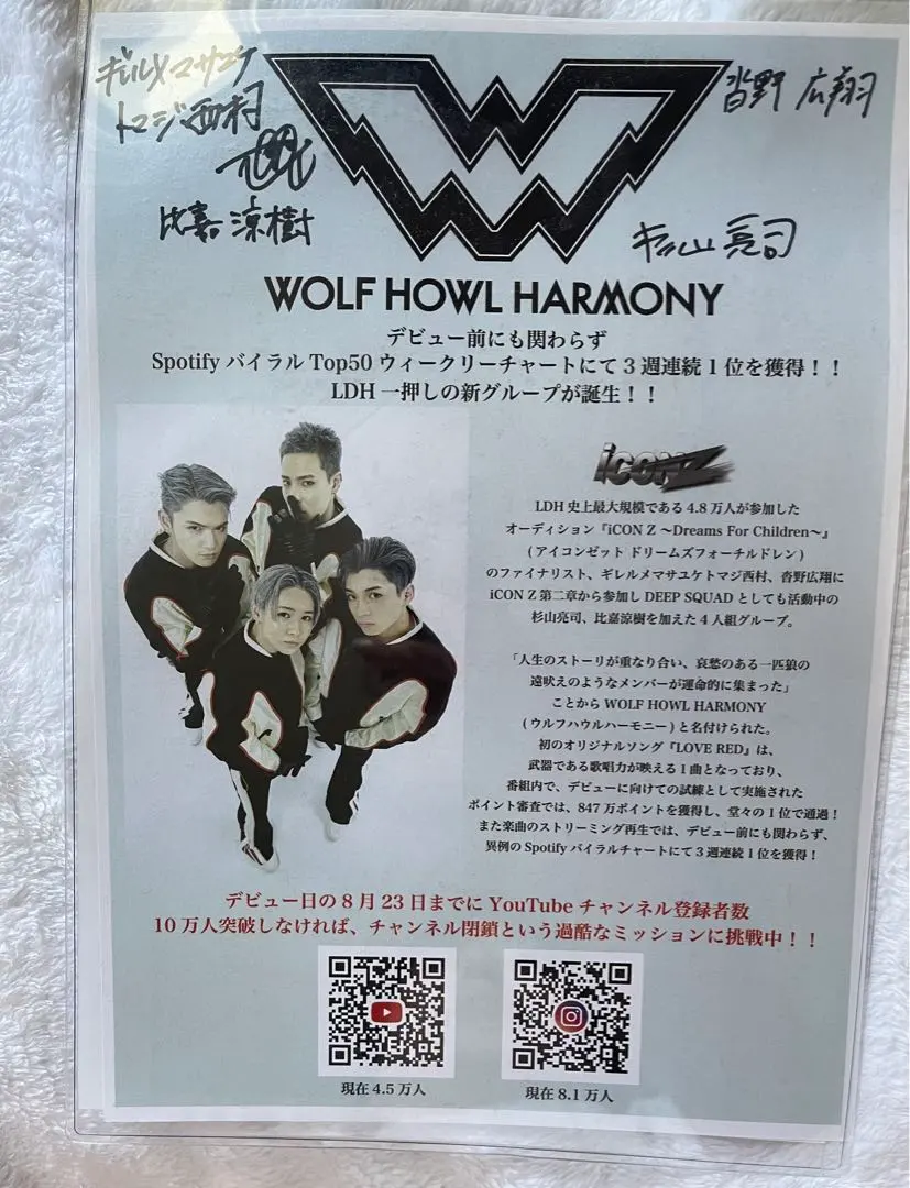 2026年最新】WOLF howl harmony サインの人気アイテム - メルカリ