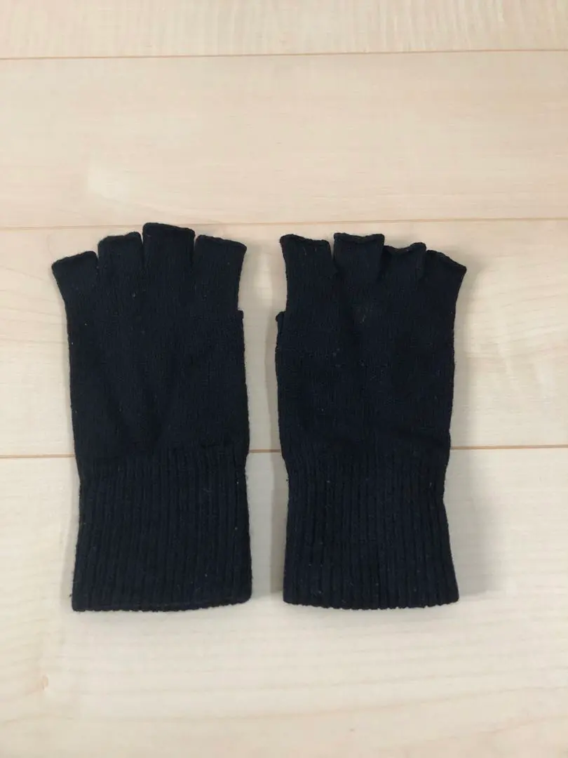 未使用 ナンバーナイン 06AW ニットグローブ チャコール