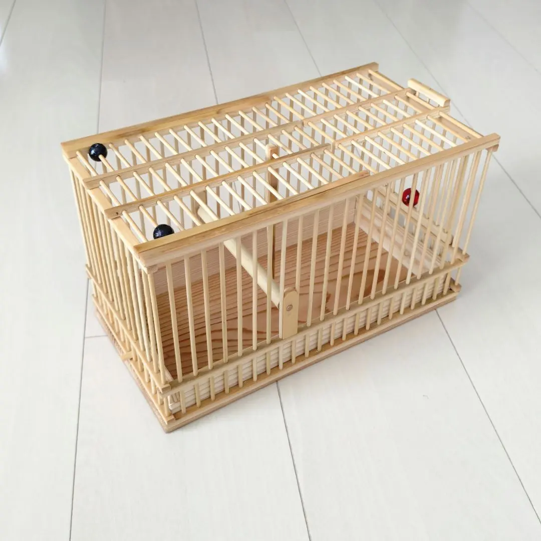 インテリアに如何？大名籠①メジロ籠37X26X19