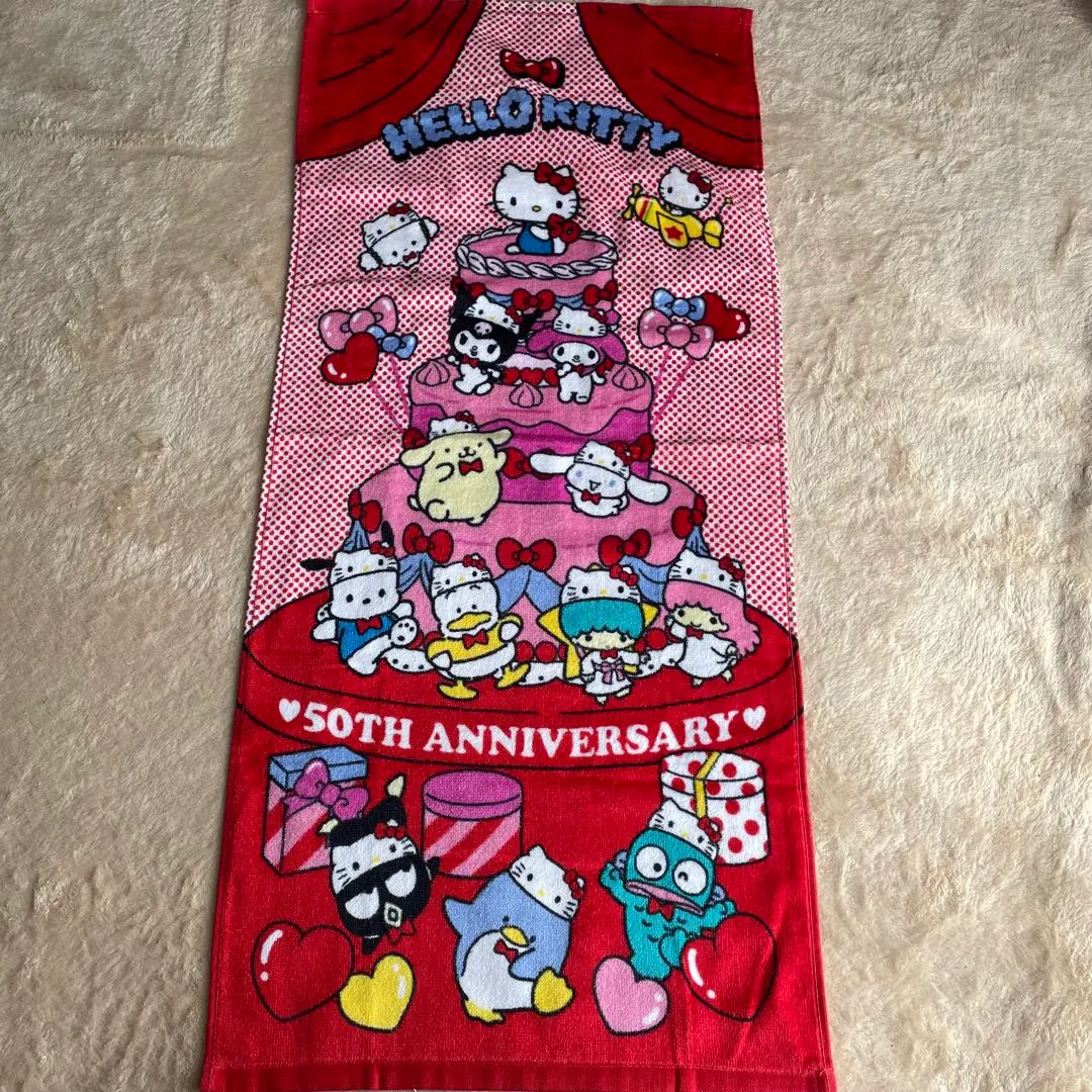 2026年最新】ハローキティ50周年フェイスタオルの人気アイテム - メルカリ