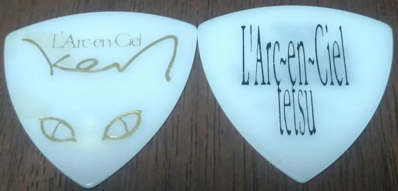 激レア！1992年インディーズ時代ラルクTETSU 本人使用ピック(おまけ付)