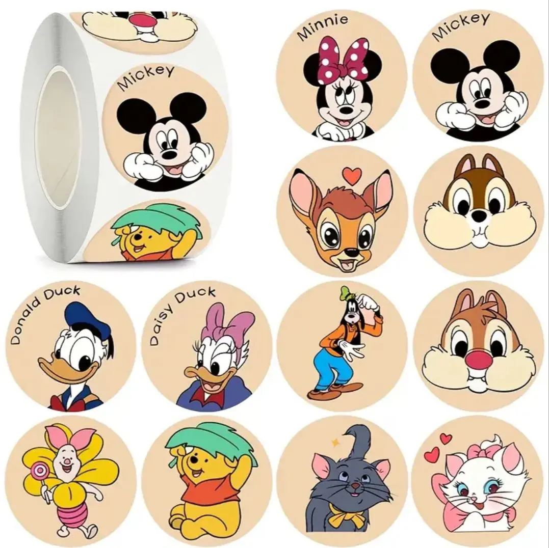 3/18まで】大量マスキングテープロールシールディズニー海外 約380個セット