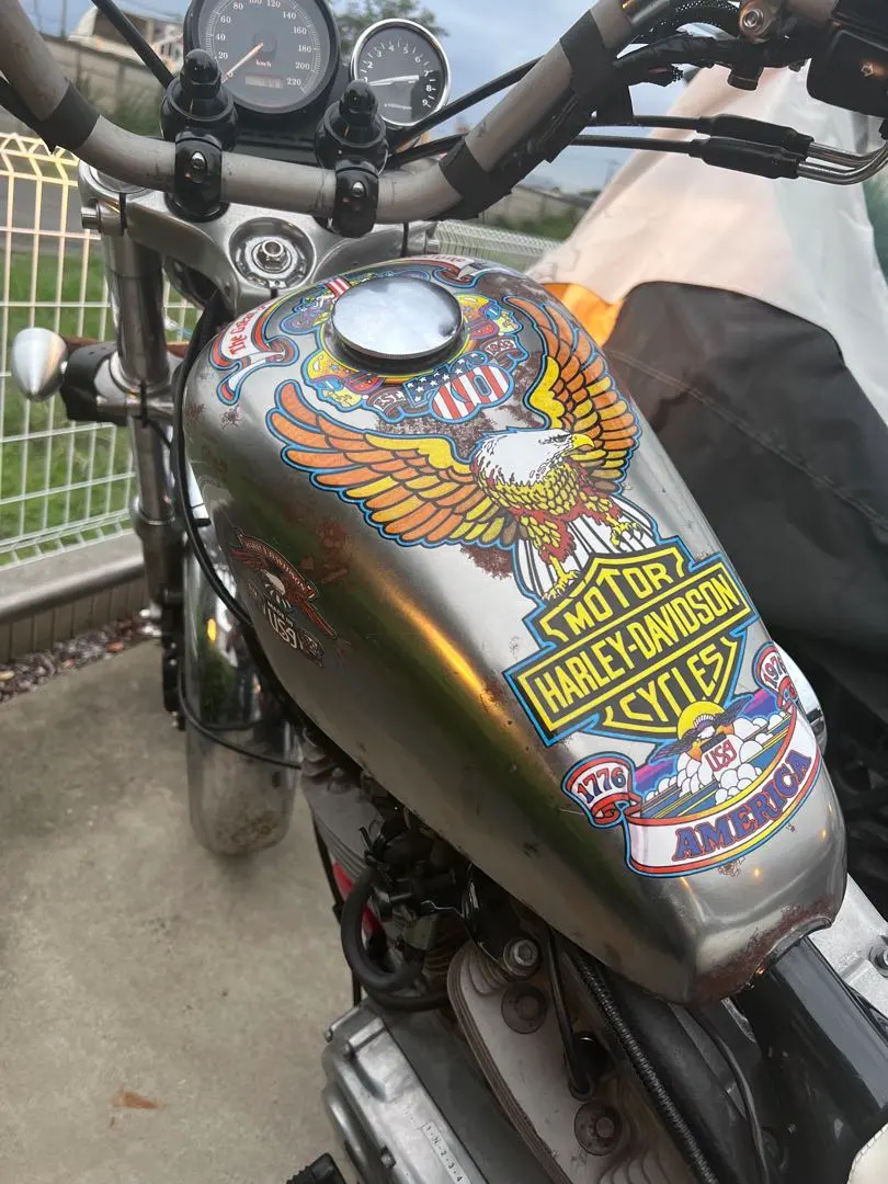 K*D様 オイルタンクカバースポーツスター 03