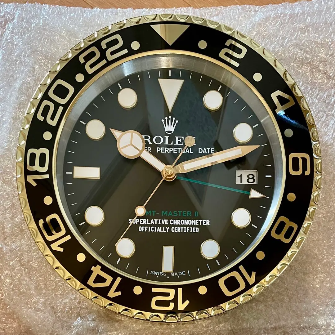 ロレックス プッシュ式 グリーンボールペン・カフスセット 新品 2026年