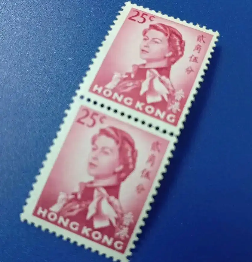 3)英国領香港 未使用切手 エリザベス女王 ¢10 x 50枚5)英国領香港 未