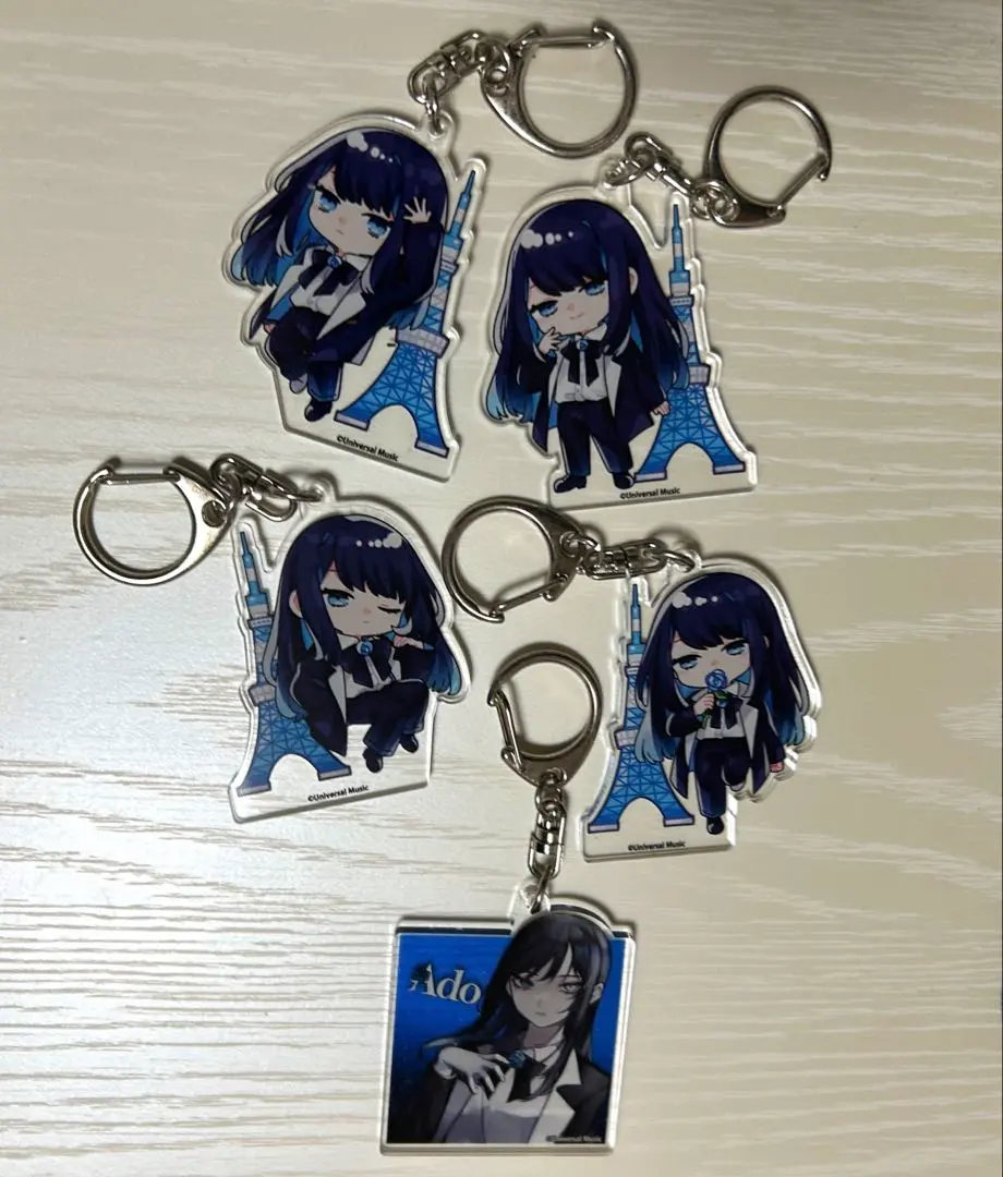 Ado 東京タワーコラボ アクキー5種コンプセット Ado 5th Anniversary