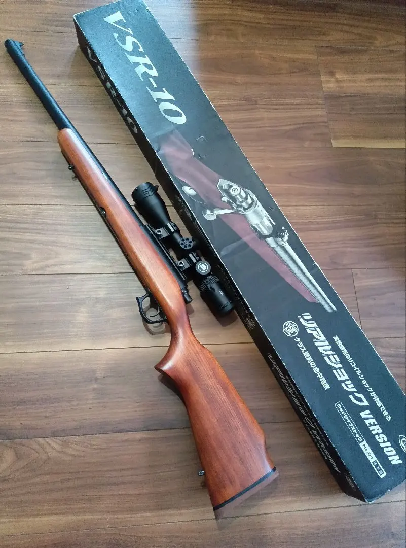 マルイVSR-10Gスペック自作木製ストック三十八式風