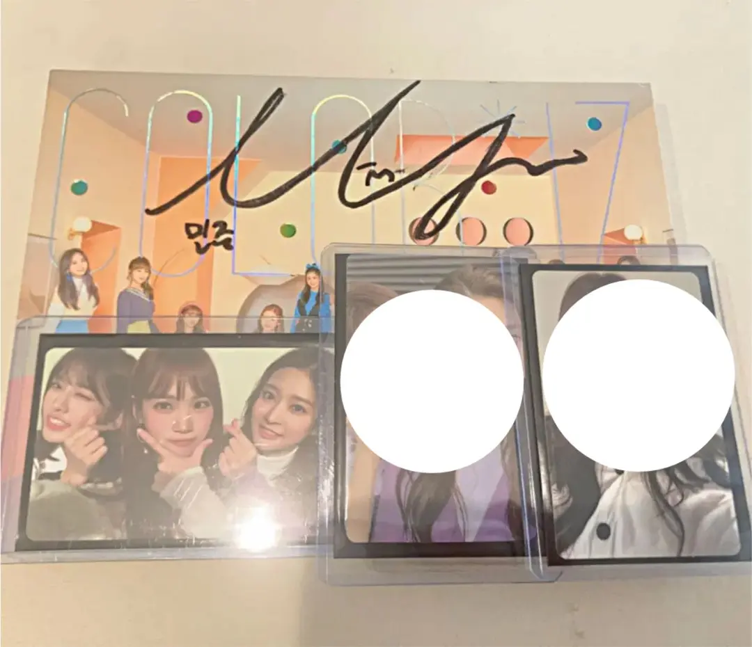 IZ*ONE キム・ミンジュ直筆サインチェキ