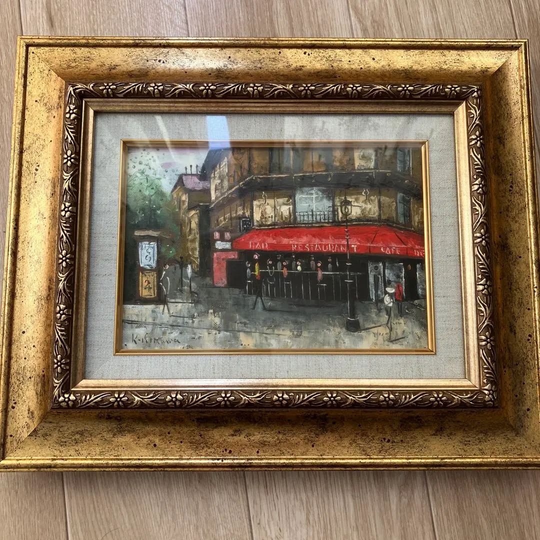 ART】石川佳図真筆(地中海)サムホール