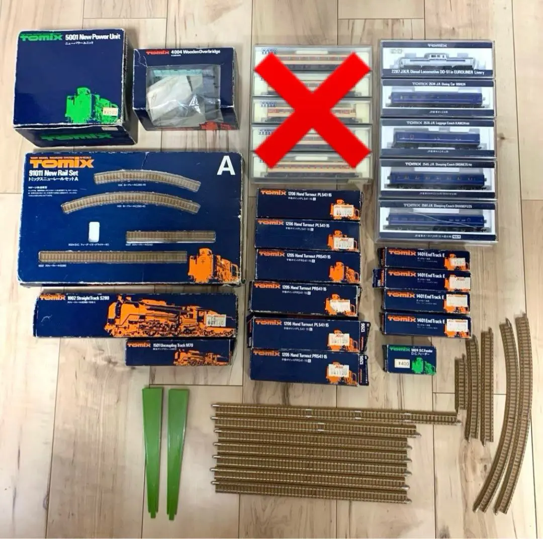 TOMIX 前期 後期 旧式レール まとめ売り 120本 鉄道模型 Nゲージ