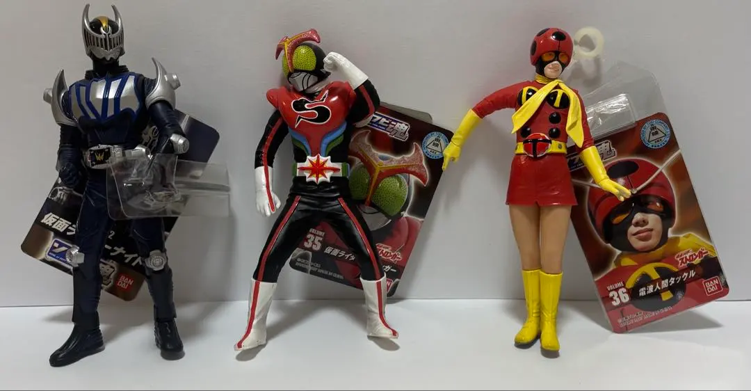 電波人間タックル未塗装 ソフビ人形 26cm ミサイル版