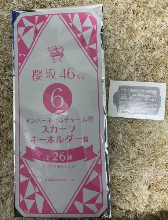 櫻坂46 くじっちゃお 100名限定 キャリーケースダブルチャンス当選品