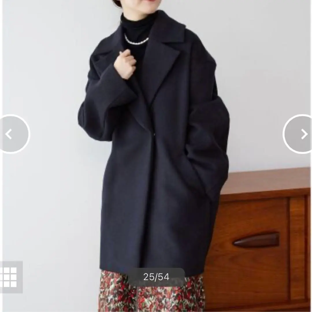 2026年最新】manteco コクーンショートコートの人気アイテム - メルカリ