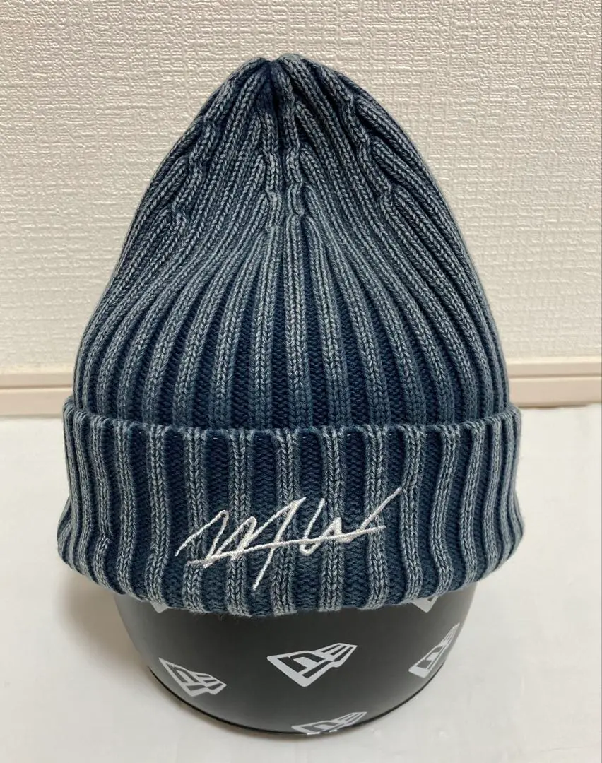 ピグメントコットンニットキャップ WTW ニット帽 ブラック 山田涼介