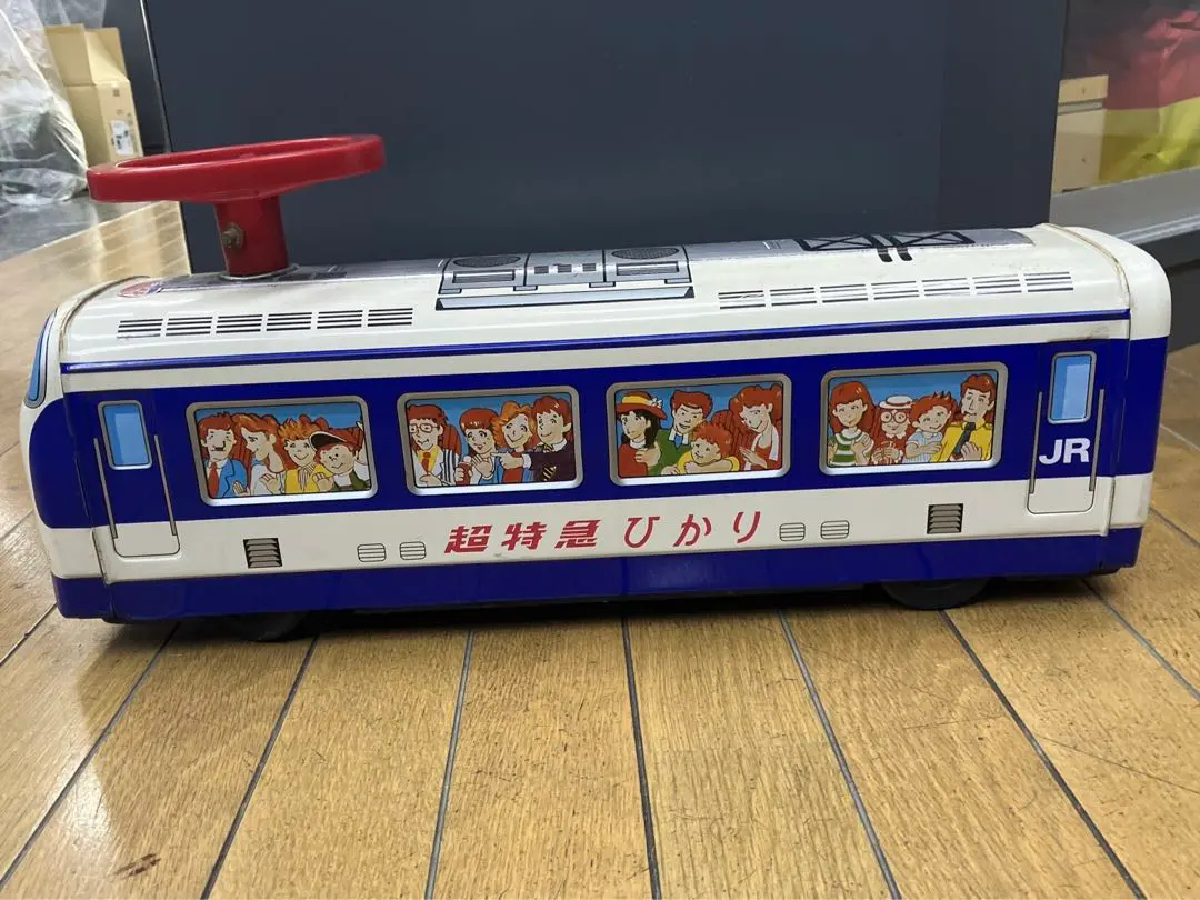 再値下げ】骨董品 ブリキ 超特急ひかり号 Aー1002 レール付き