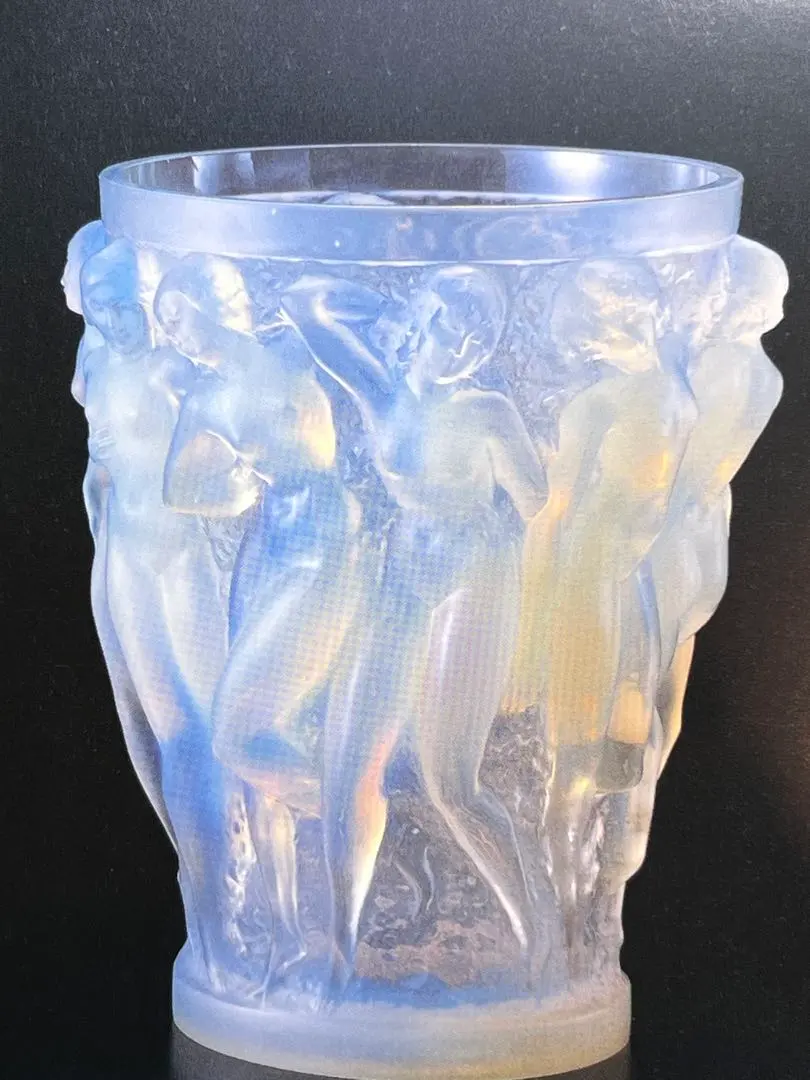 アンティーク ラリック 8人のファム 裸婦 巫女像花瓶 パヒューム