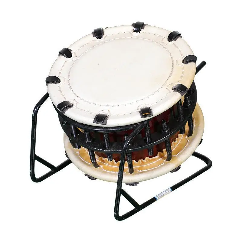 状態良好‼ けやき7寸胴 ボルト締め三丁掛締太鼓 自作・締太鼓