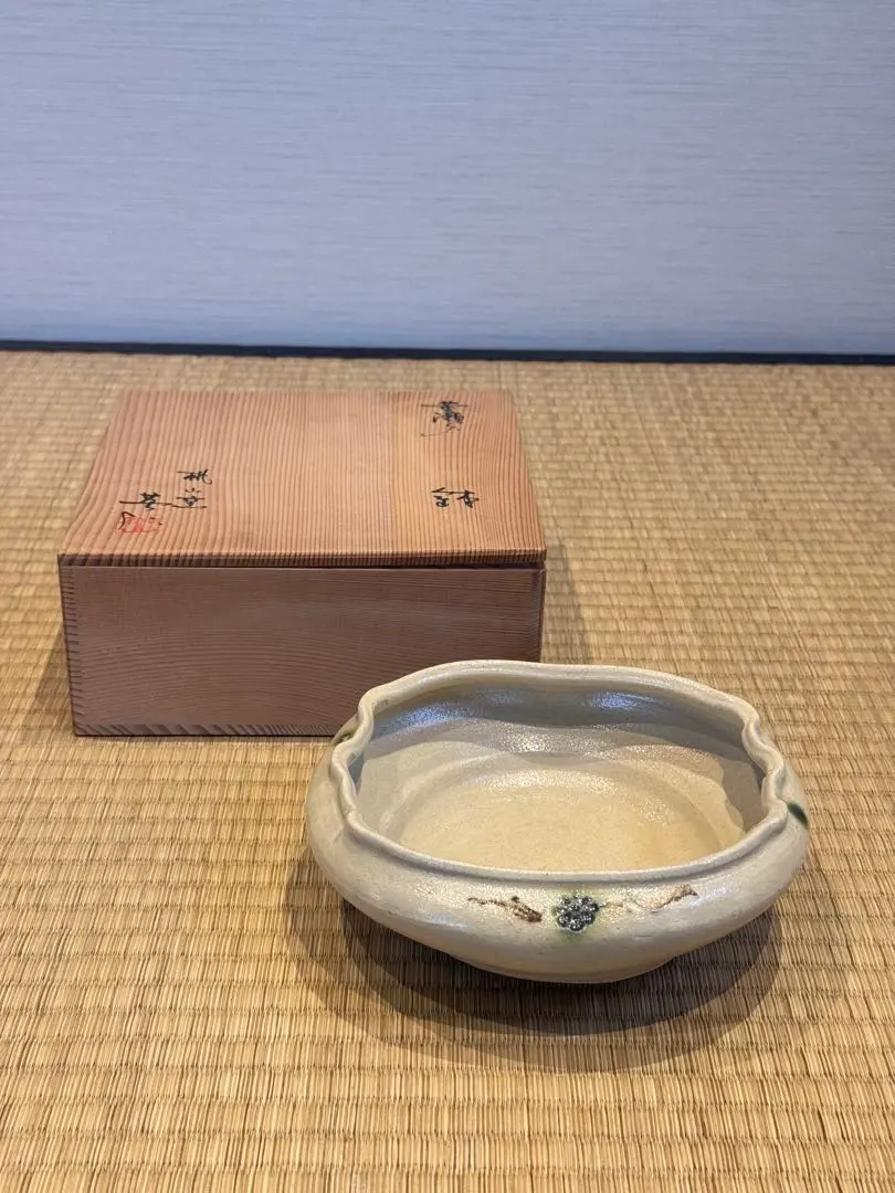 送料込【逢絢亭】茶道具 喰籠 美濃焼 志野 桃山窯 林英仁