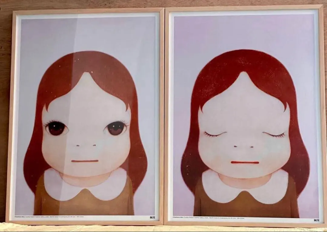 奈良美智 ポスター（B品） オリジナル】奈良美智「Little Bunny in the