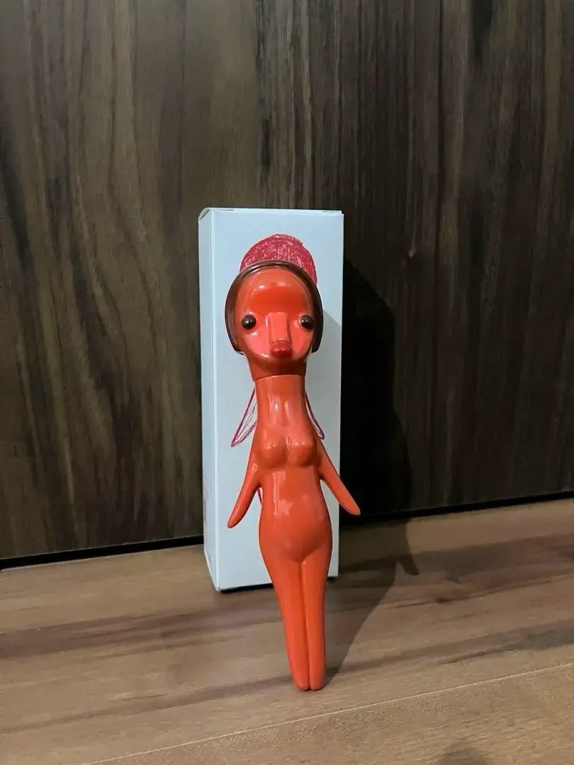 加藤泉 サイン入りソフビ 旅守リンデン 石見美術館原美術館フライヤー