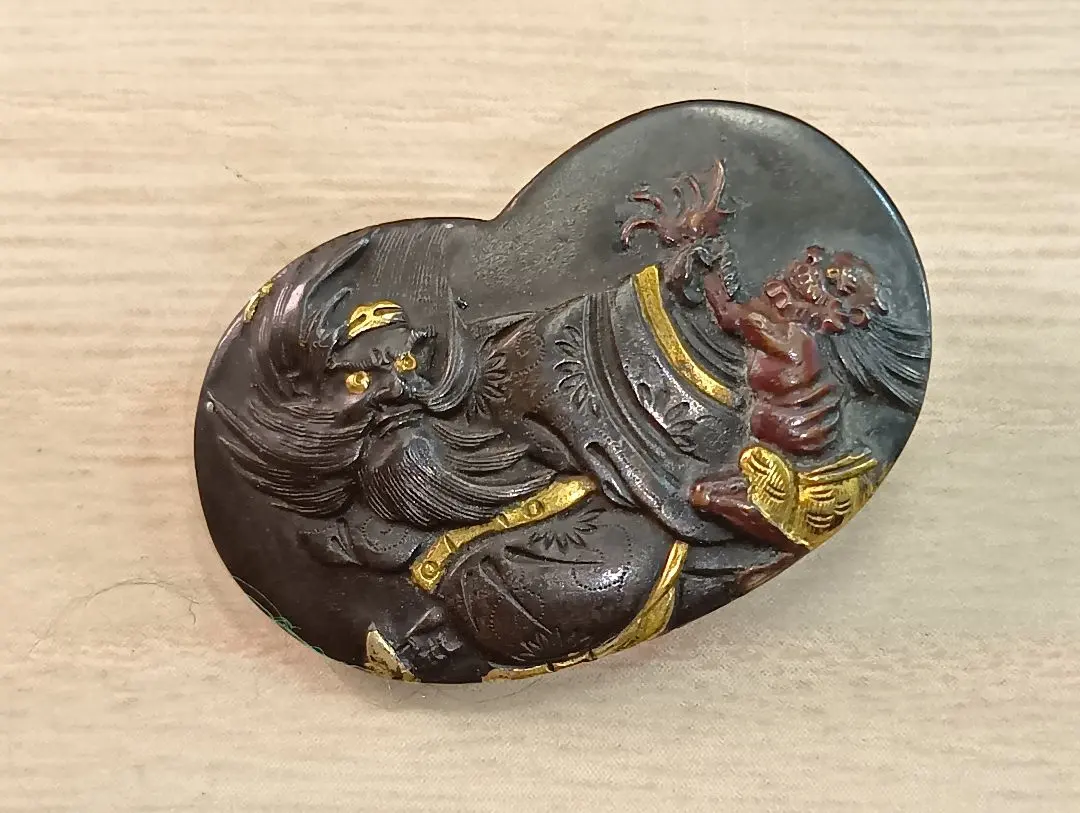 煙草入れ／超絶技巧前金具／鷹図｜2026年最新】煙草入れ前金具