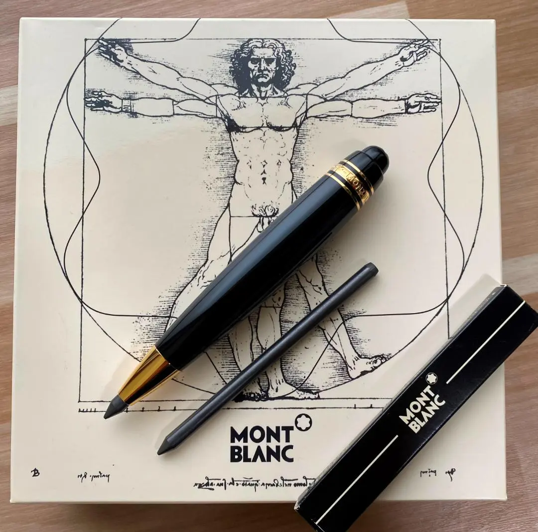 超美品モンブラン マイスターシュテュック 169 スケッチペン ゴールドx黒