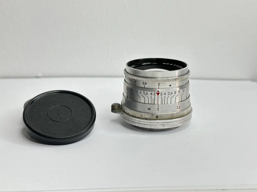 ヘリオス58mm f/2 最初期玉13枚超美品シルバーぐるぐる レア