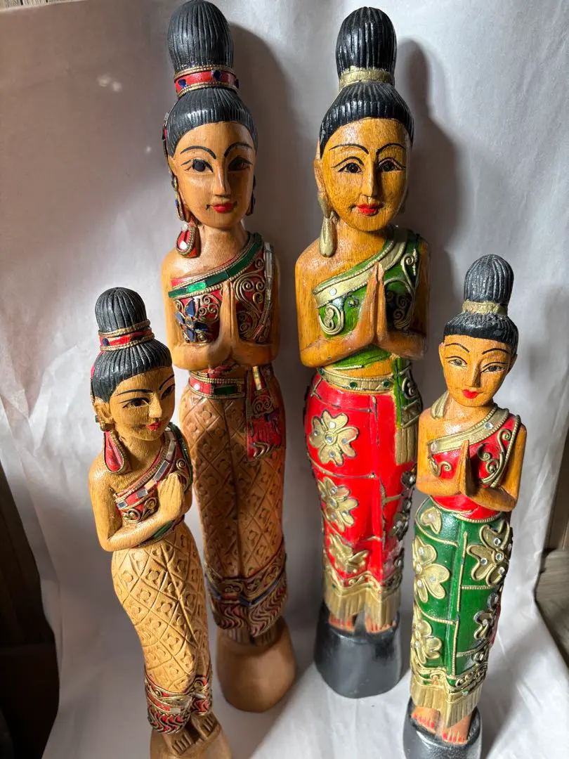 2026年最新】タイ 木彫り人形の人気アイテム - メルカリ