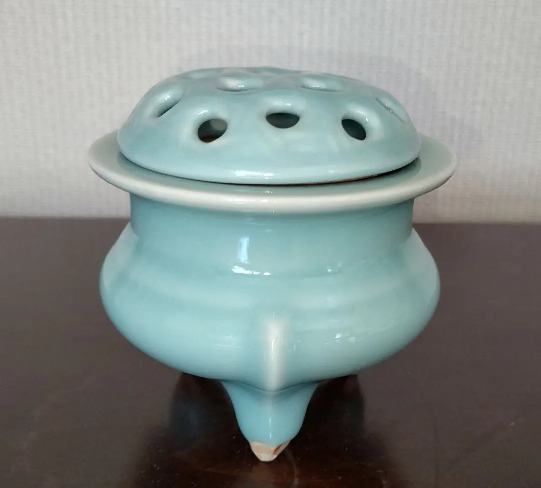 平安洛山作香爐三足爐青瓷香爐木箱入‐ Mercari 日本最大二手網購平台