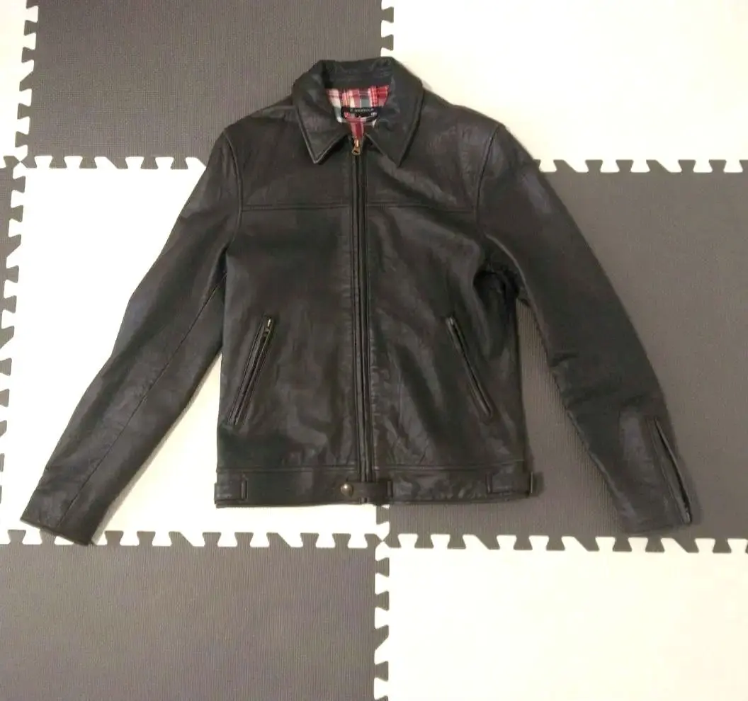 極上ラムレザー】XL✨R.NEWBOLD シングルライダースジャケット 黒