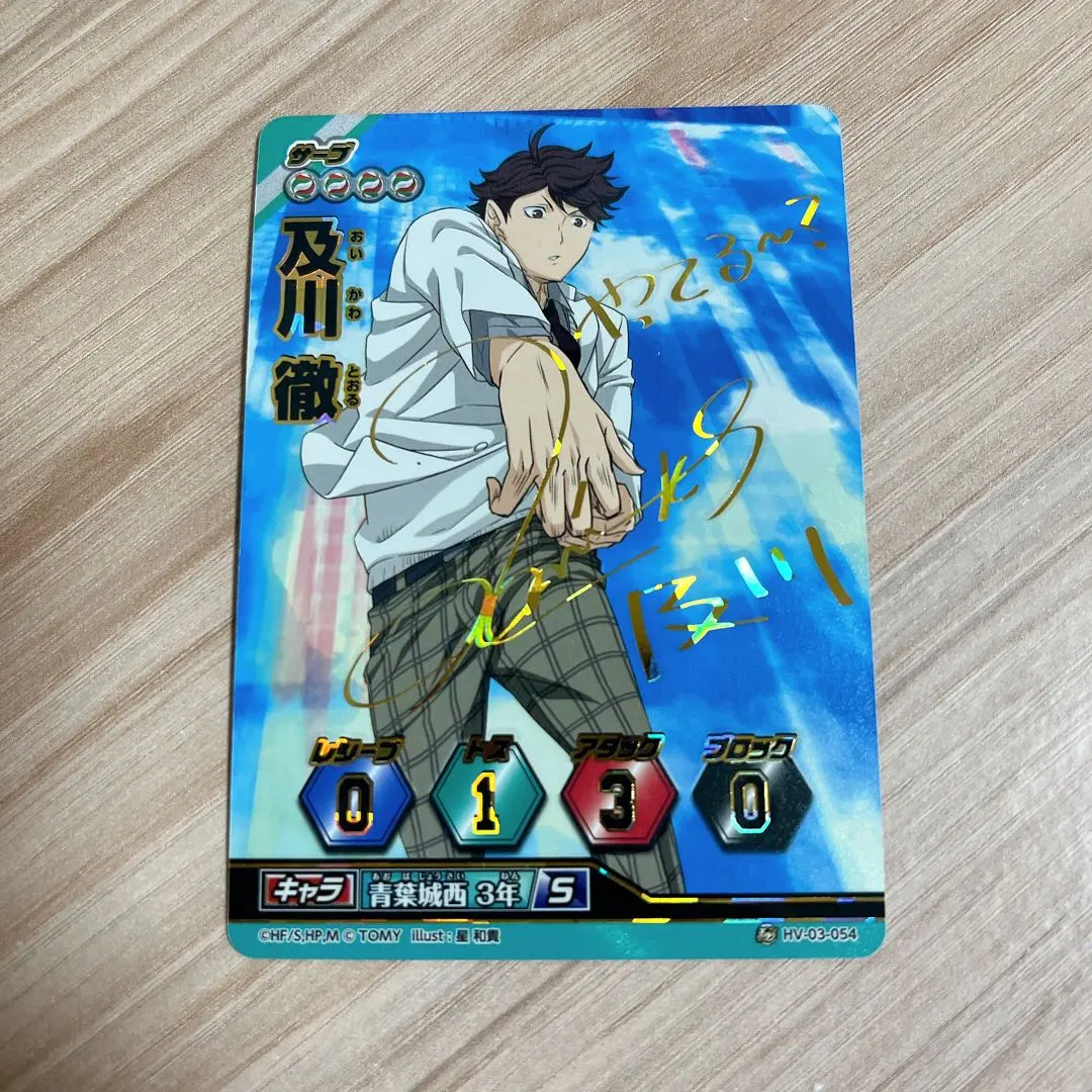 1647．ハイキュー バボカ 秘バボ サイン 及川＆岩泉 及川徹 岩泉一