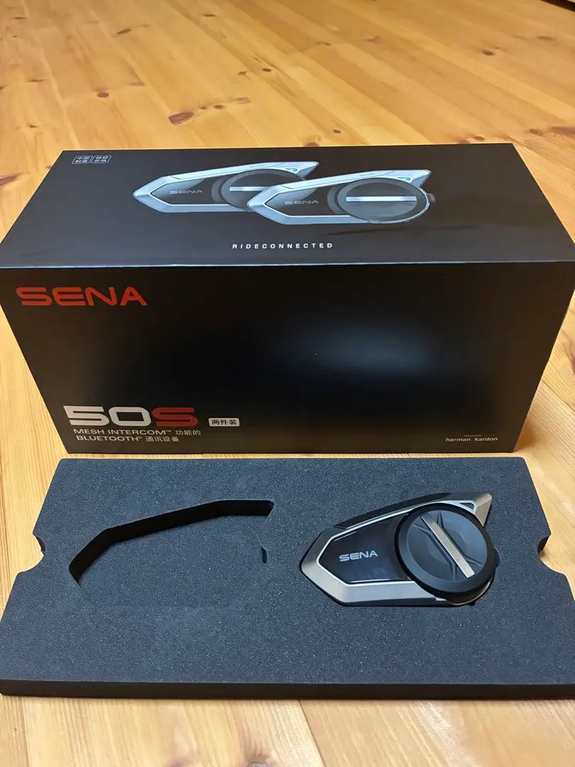 SENA 50S HarmanKardon 2セット1台は国内正規 予備クランプ SENA
