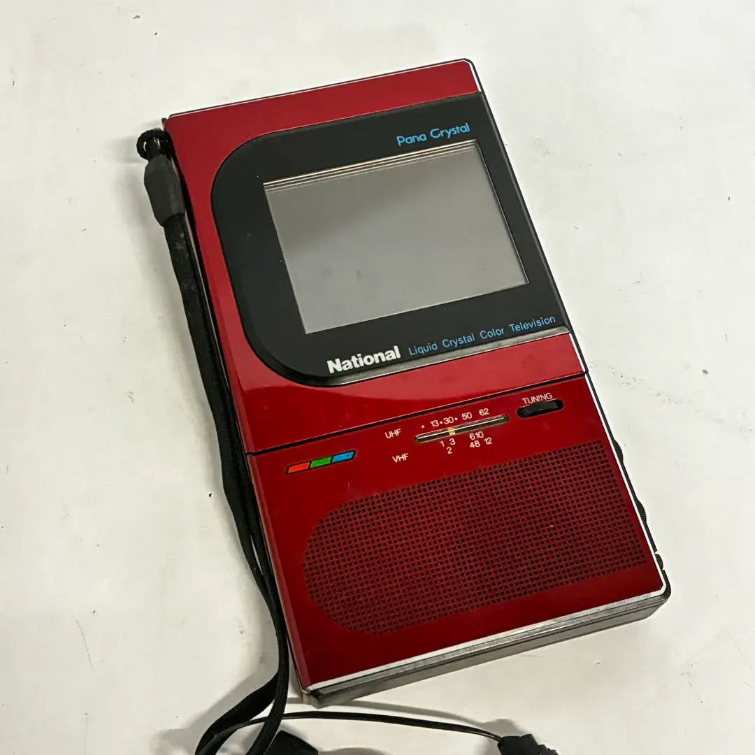 ナショナルパナカラ― レトロ感 リメイクカスタム ポータブルTV ゲーム