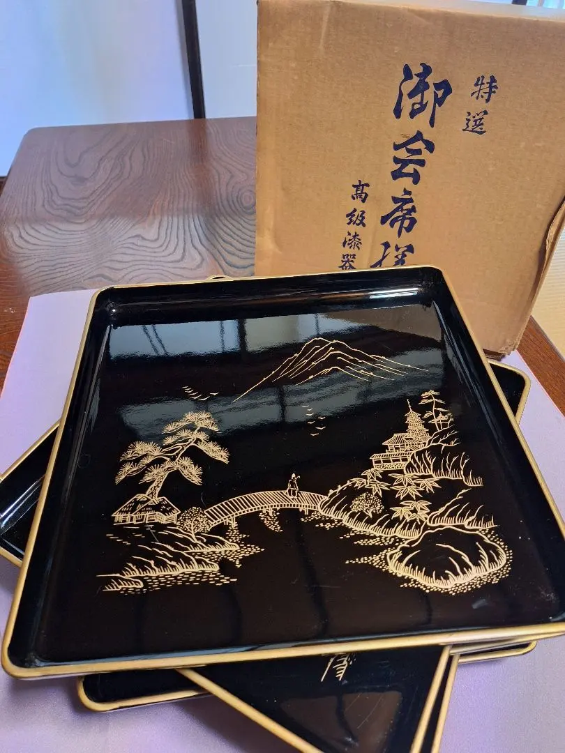 輪島塗り 膳 5枚セット 木製 ? 2025年最新】輪島塗 御膳の人気アイテム