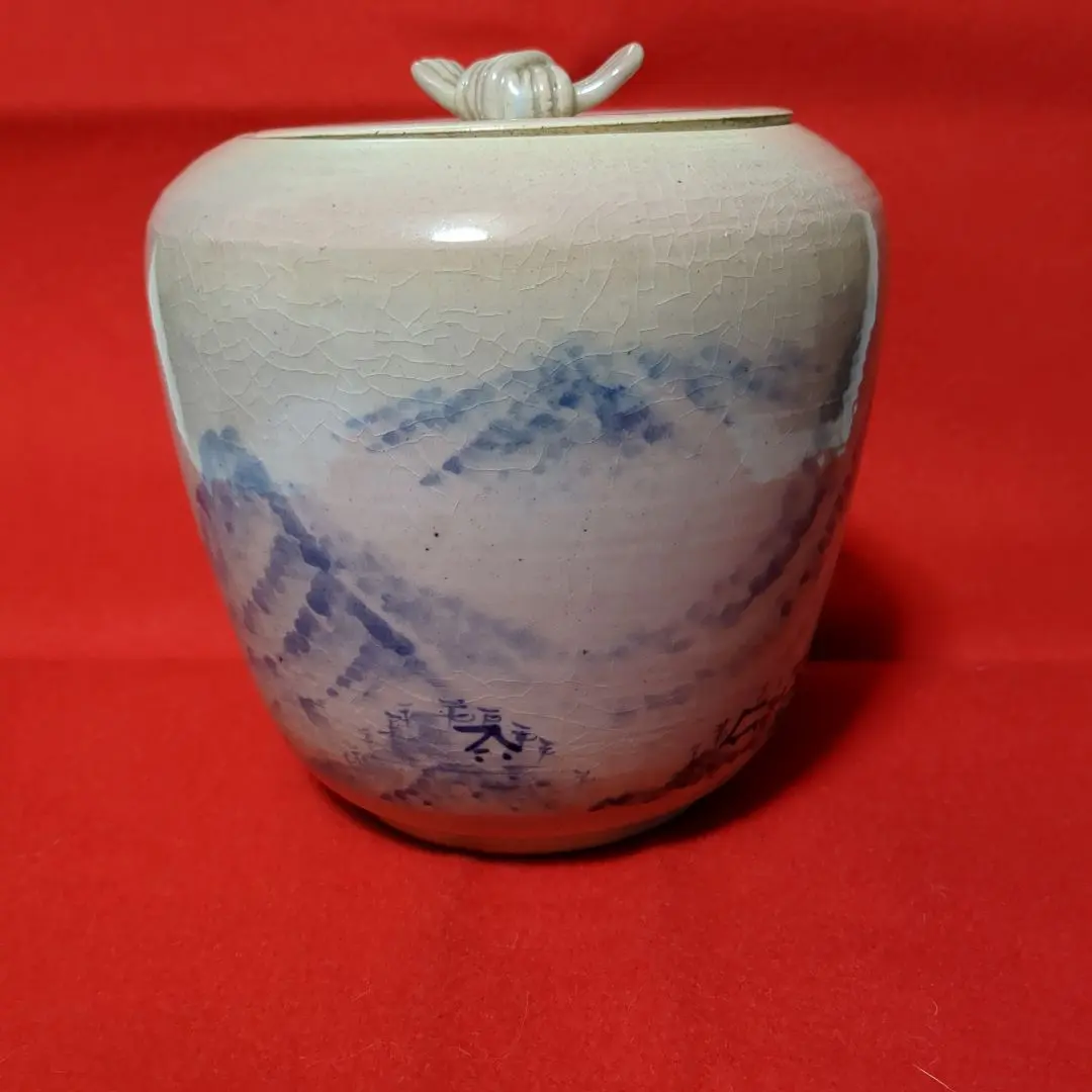 水注三友図三足雲林院寶山作木箱入