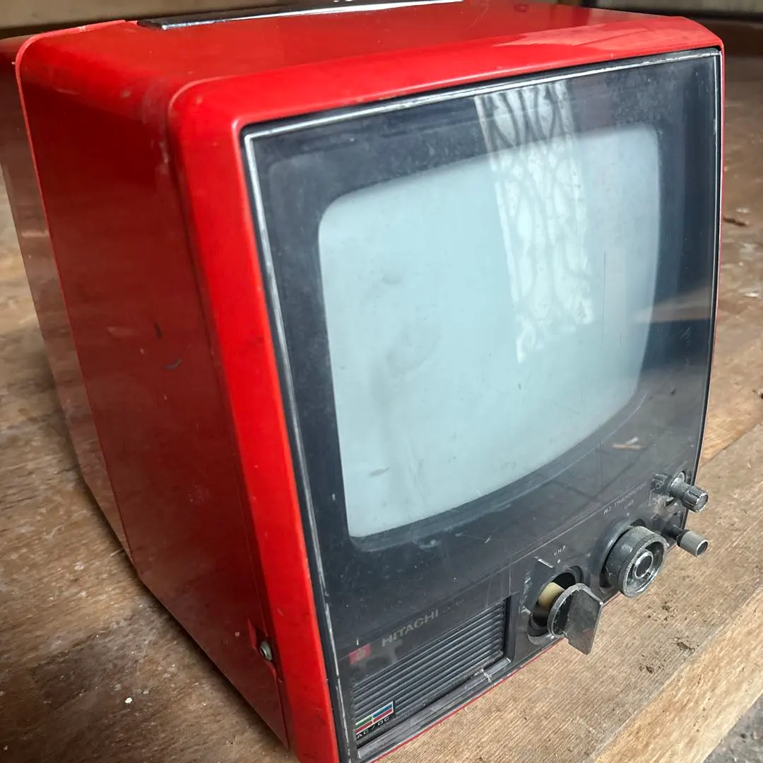 レトロ日立カラーテレビジョンCT-747テレビTV