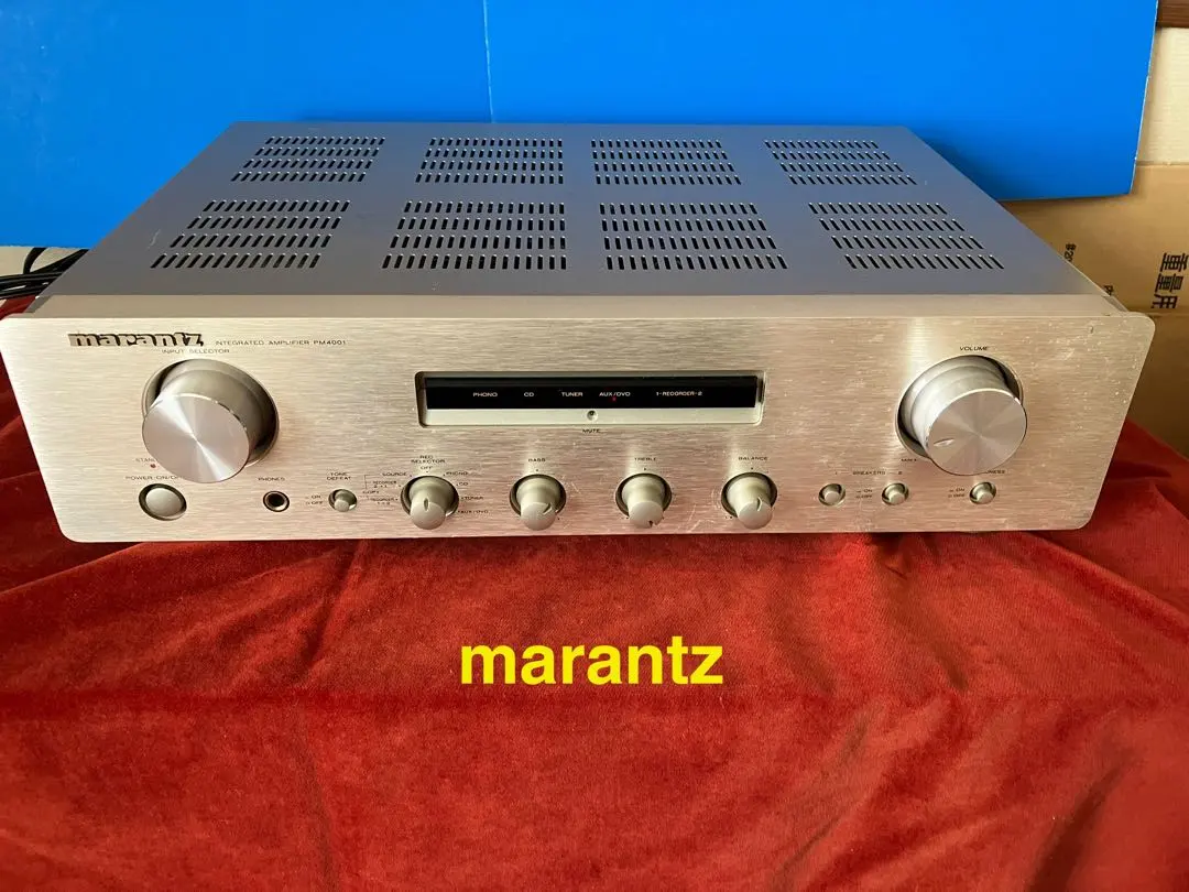 Marantz PM4001 ブラック プリメインアンプ 音質良好 マランツ