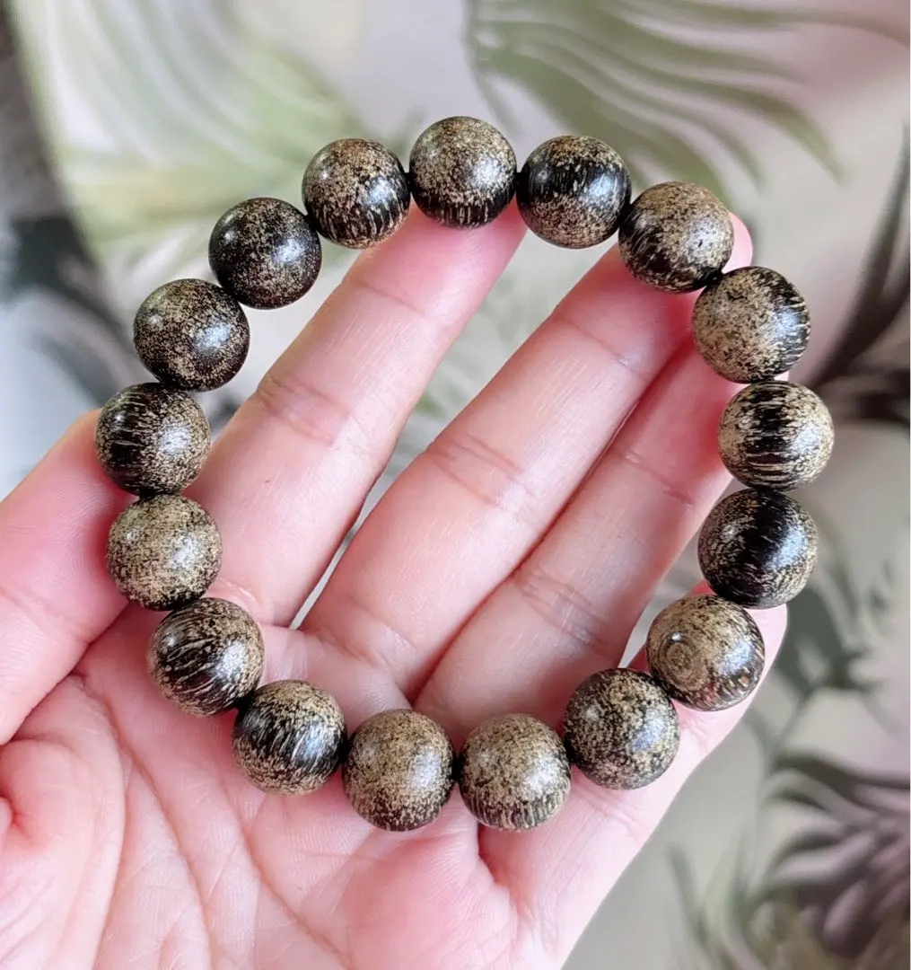 本物保证天然ベトナムじんー沈香ネックレス 野生の老材料(収蔵ひん品)