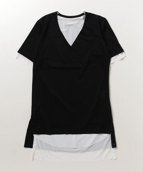 ラスト1点 新品未開封品】kiryuyrik レイヤードカットソー 黒×白M 桜井着