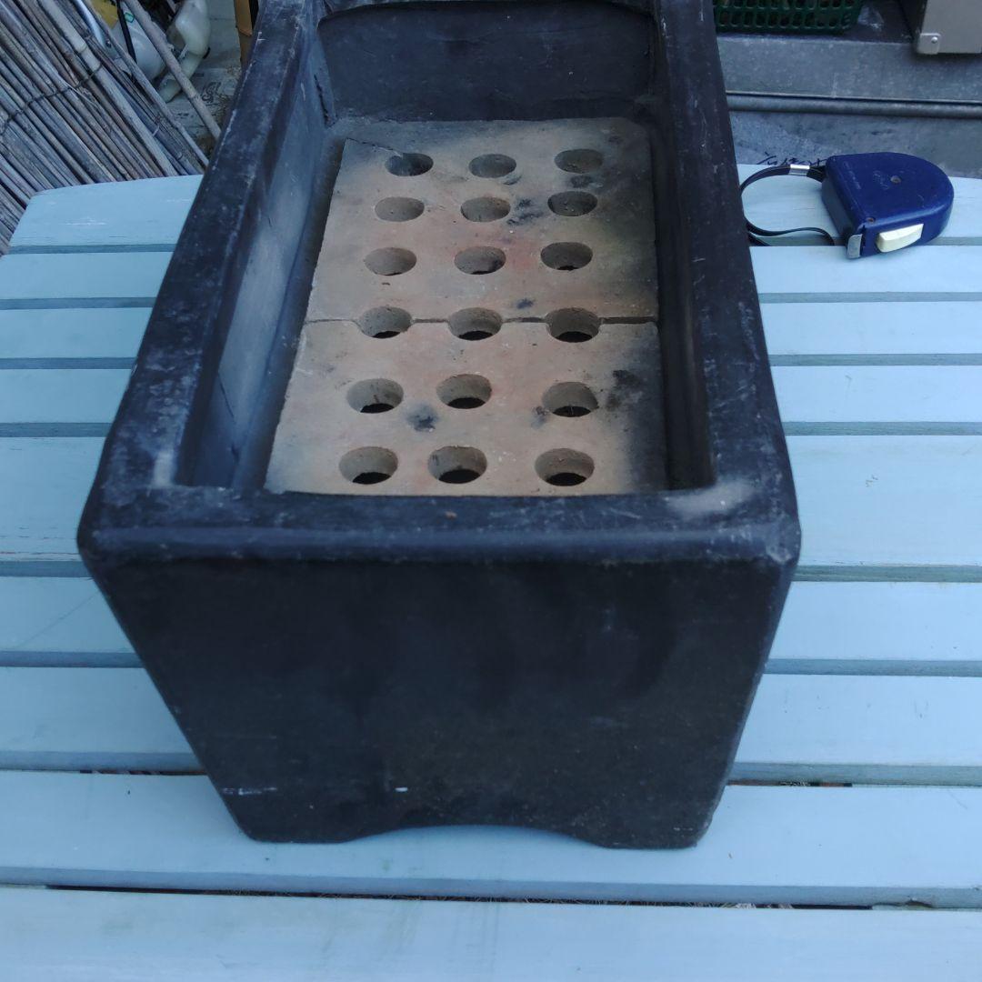 長カンテキ　土製七輪　蒲焼き　焼き鳥