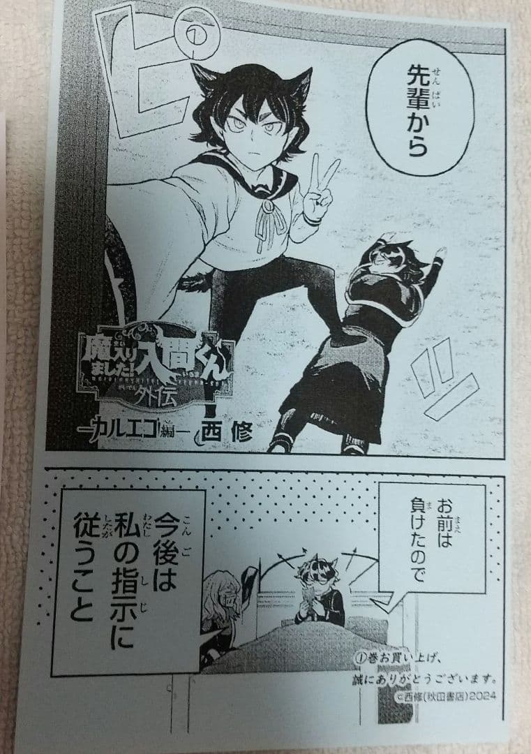 18枚 特典のみ カルエゴ 外伝 魔入りました！入間くん if 魔フィア