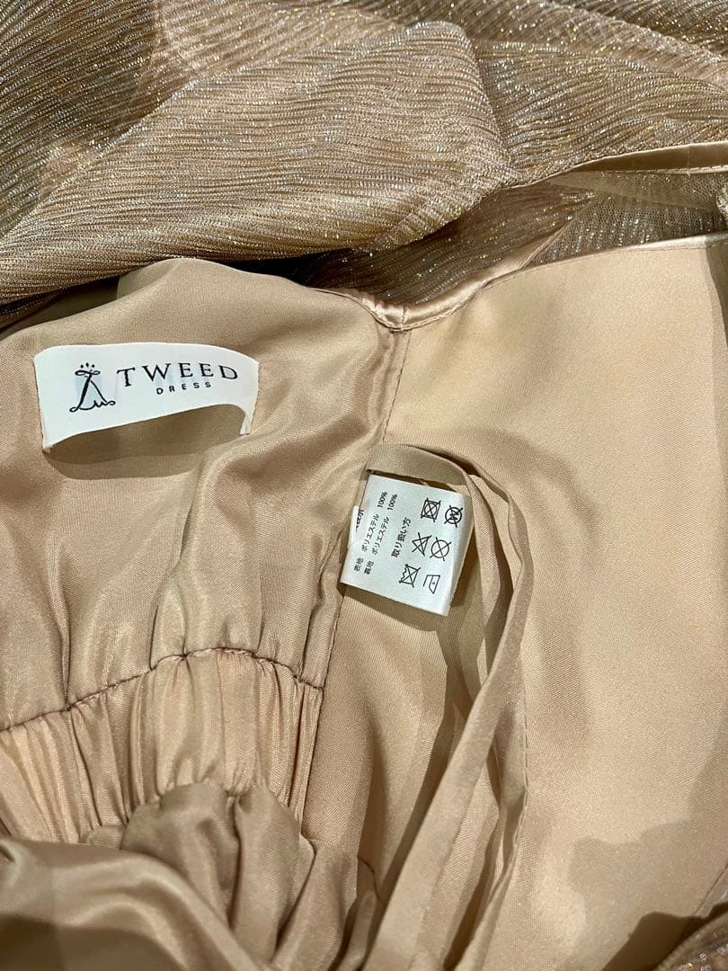 カラードレス　TWEED 演奏会ドレス ツイードドレス　7号