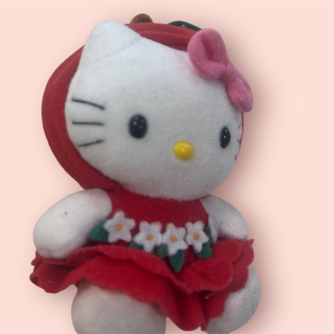 ハローキティ ご当地 ぬいぐるみ 信州限定 りんご マスコット