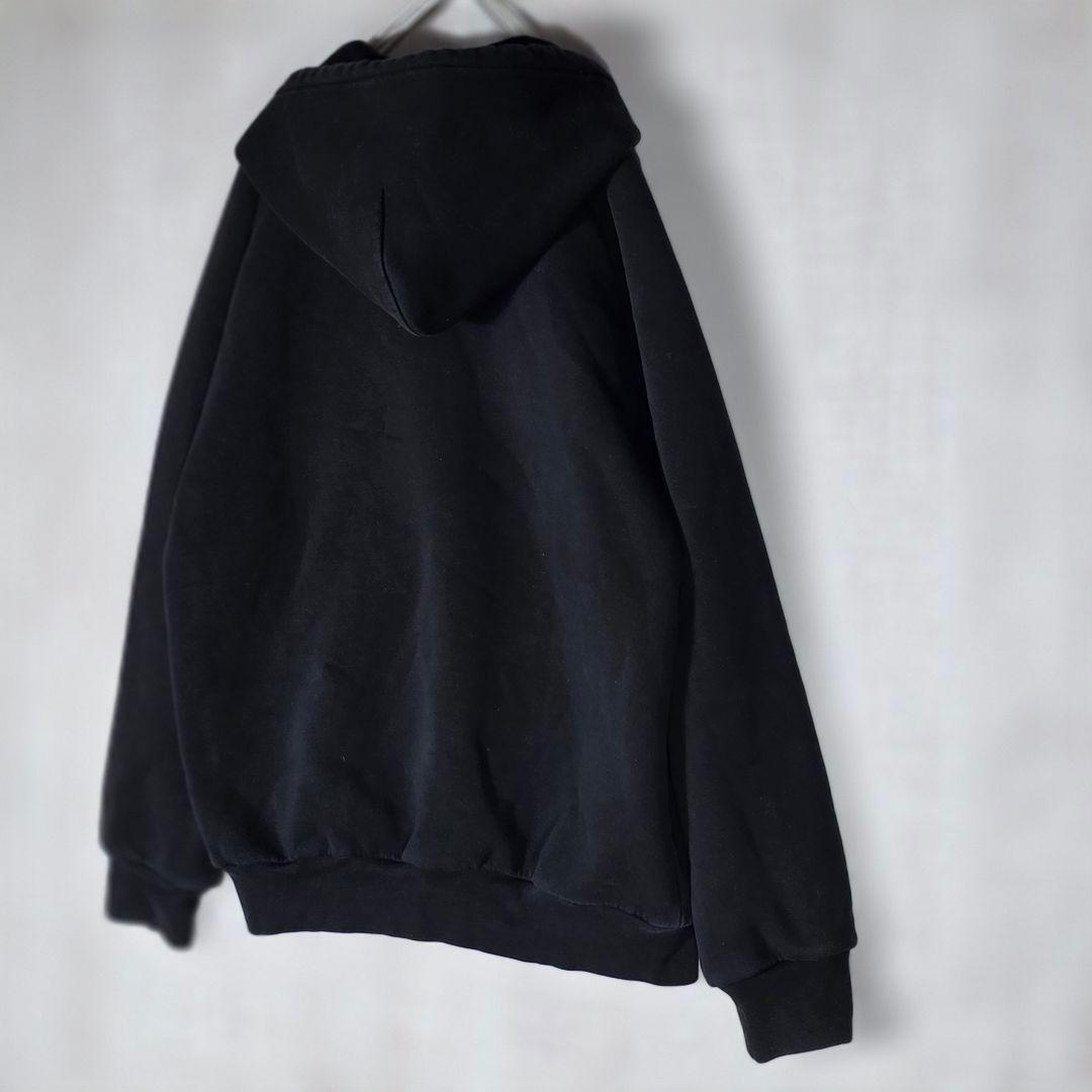 人気カラー✨️カーハート サーマル フルジップパーカー 金ジップ WIP 黒 S